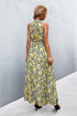 printed-sleeveless-tie-waist-maxi-dress Sophia's Trends - Sophia's Style-Orange/Floral-L